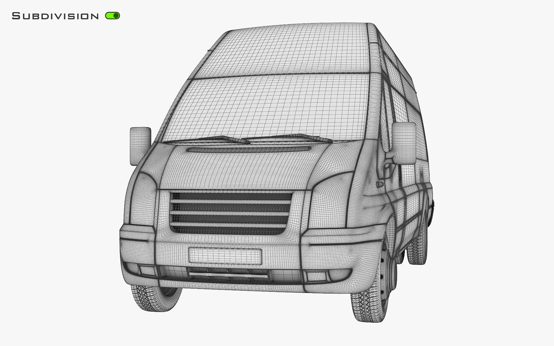 Cargo Van v 1 3D model_22