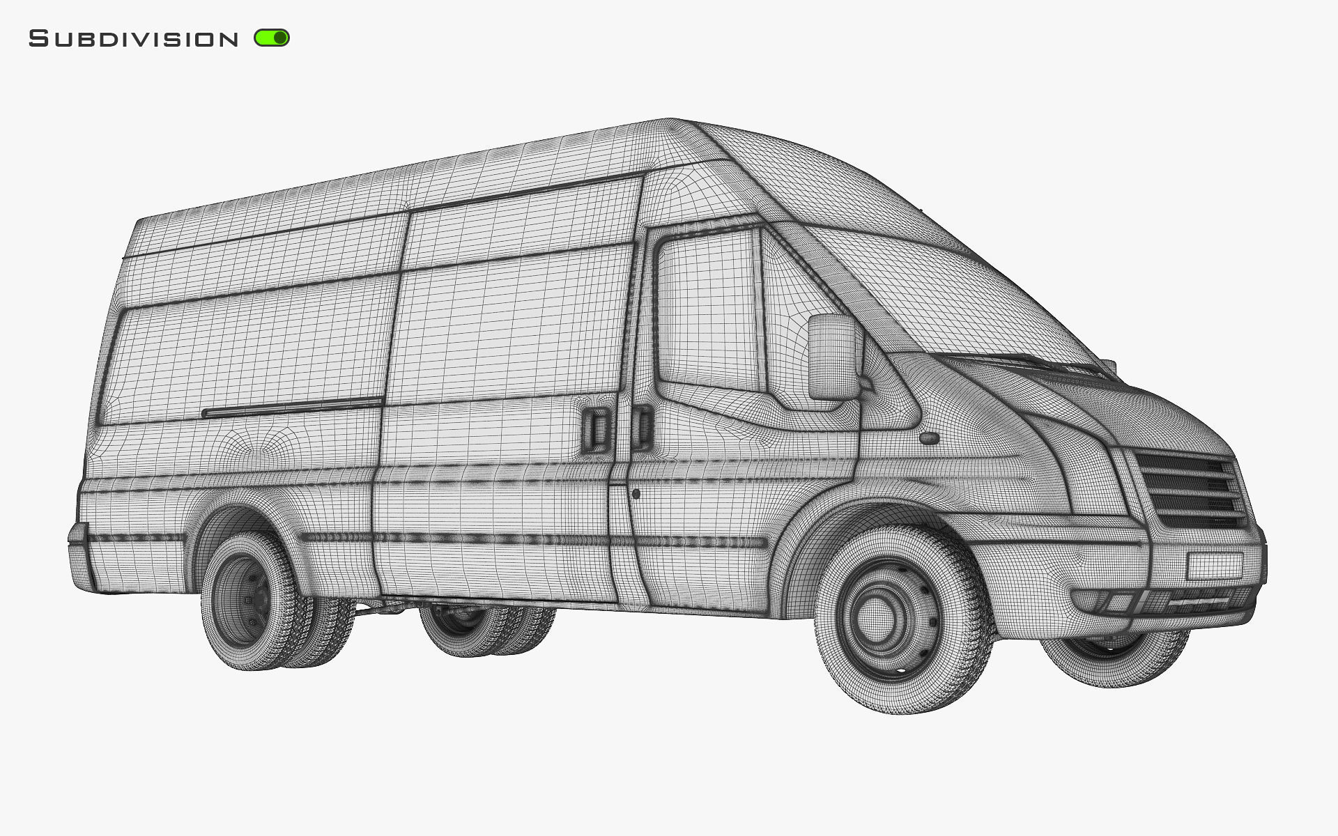 Cargo Van v 1 3D model_26