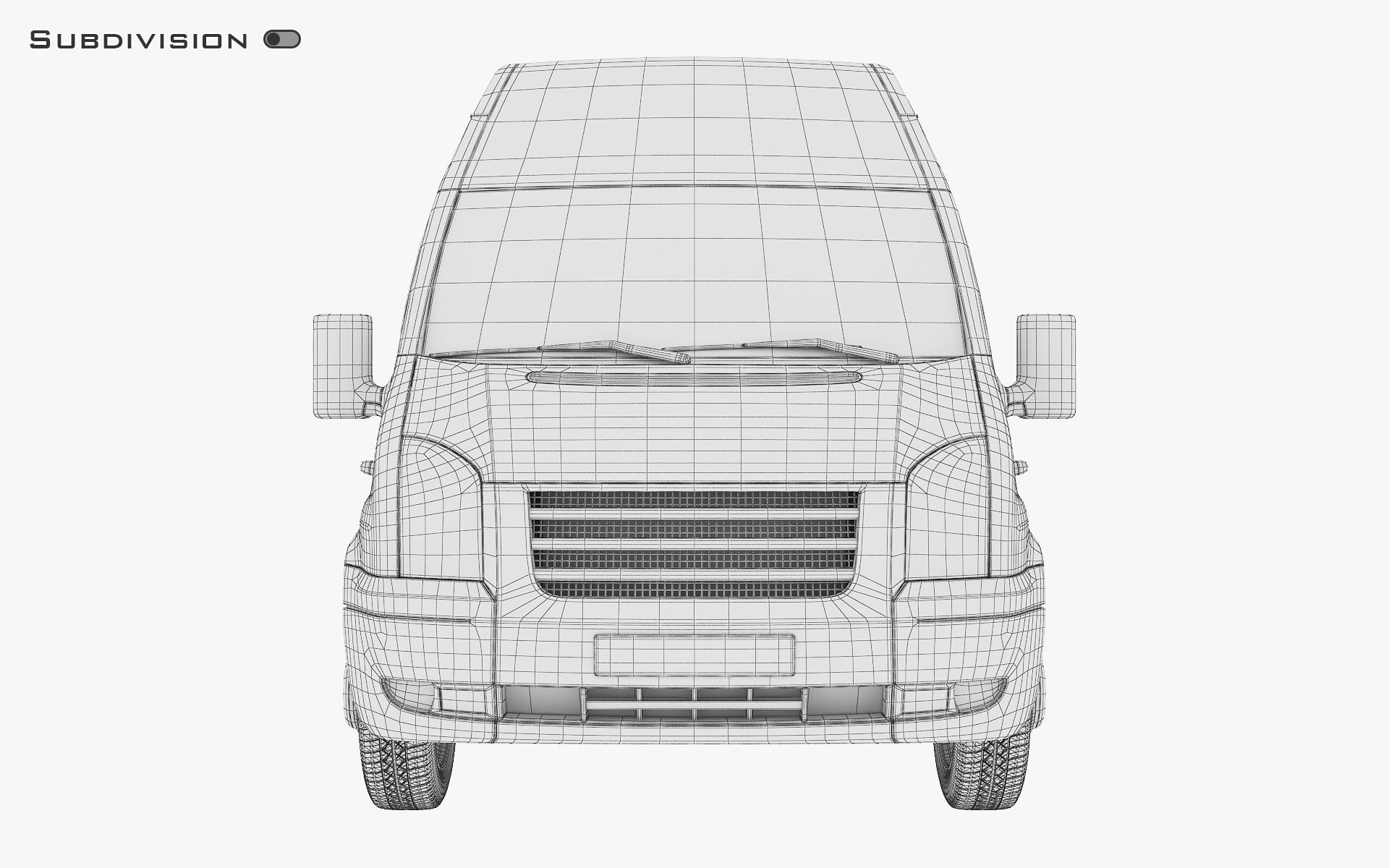 Cargo Van v 1 3D model_31