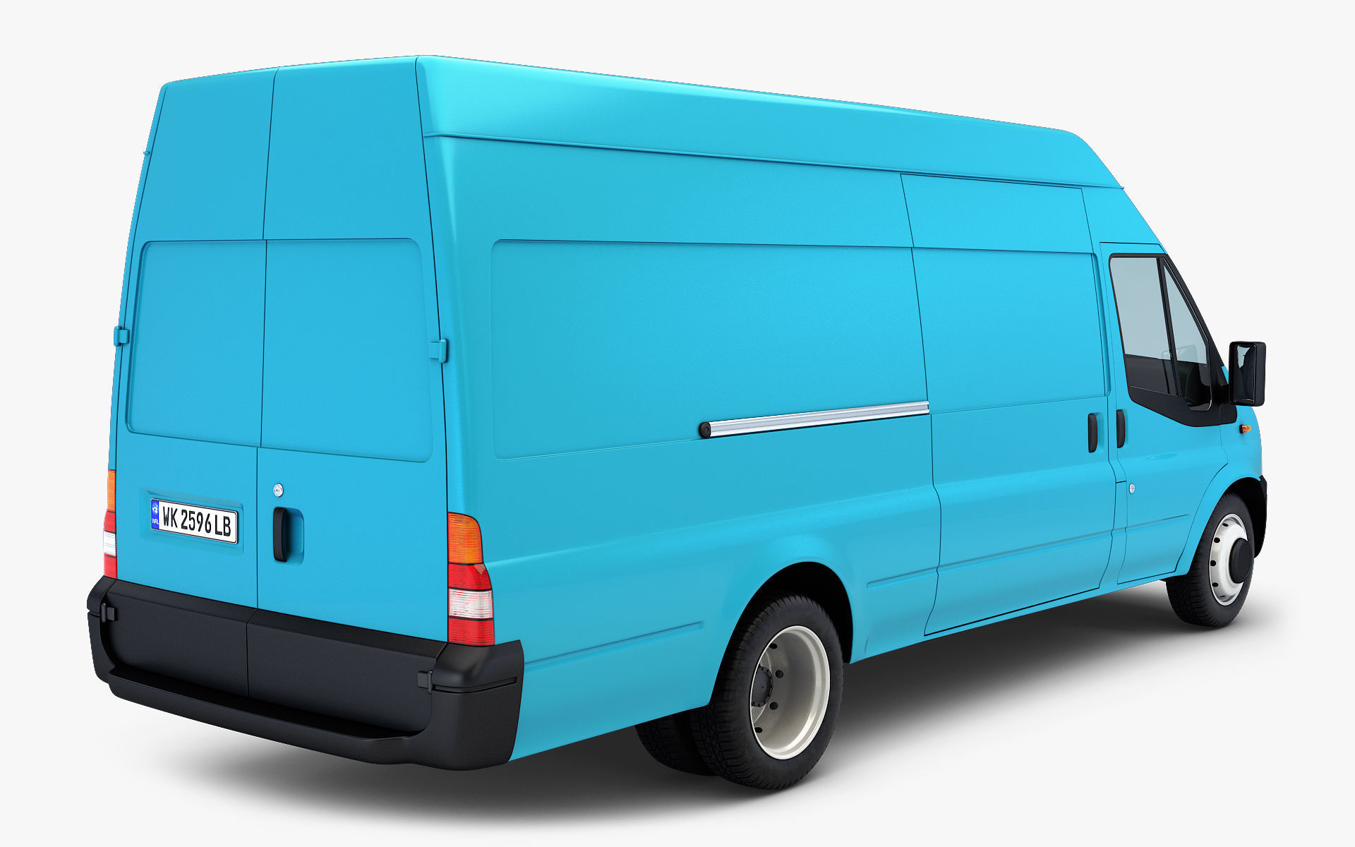 Cargo Van v 1 3D model_2