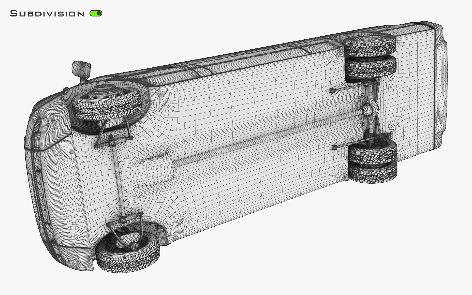 Cargo Van v 1 3D model_32
