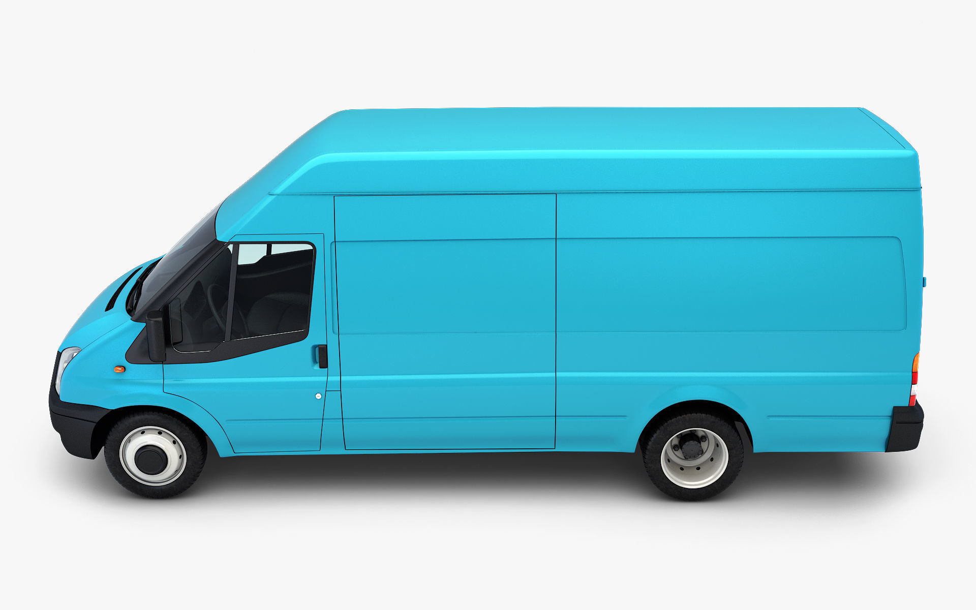Cargo Van v 1 3D model_9