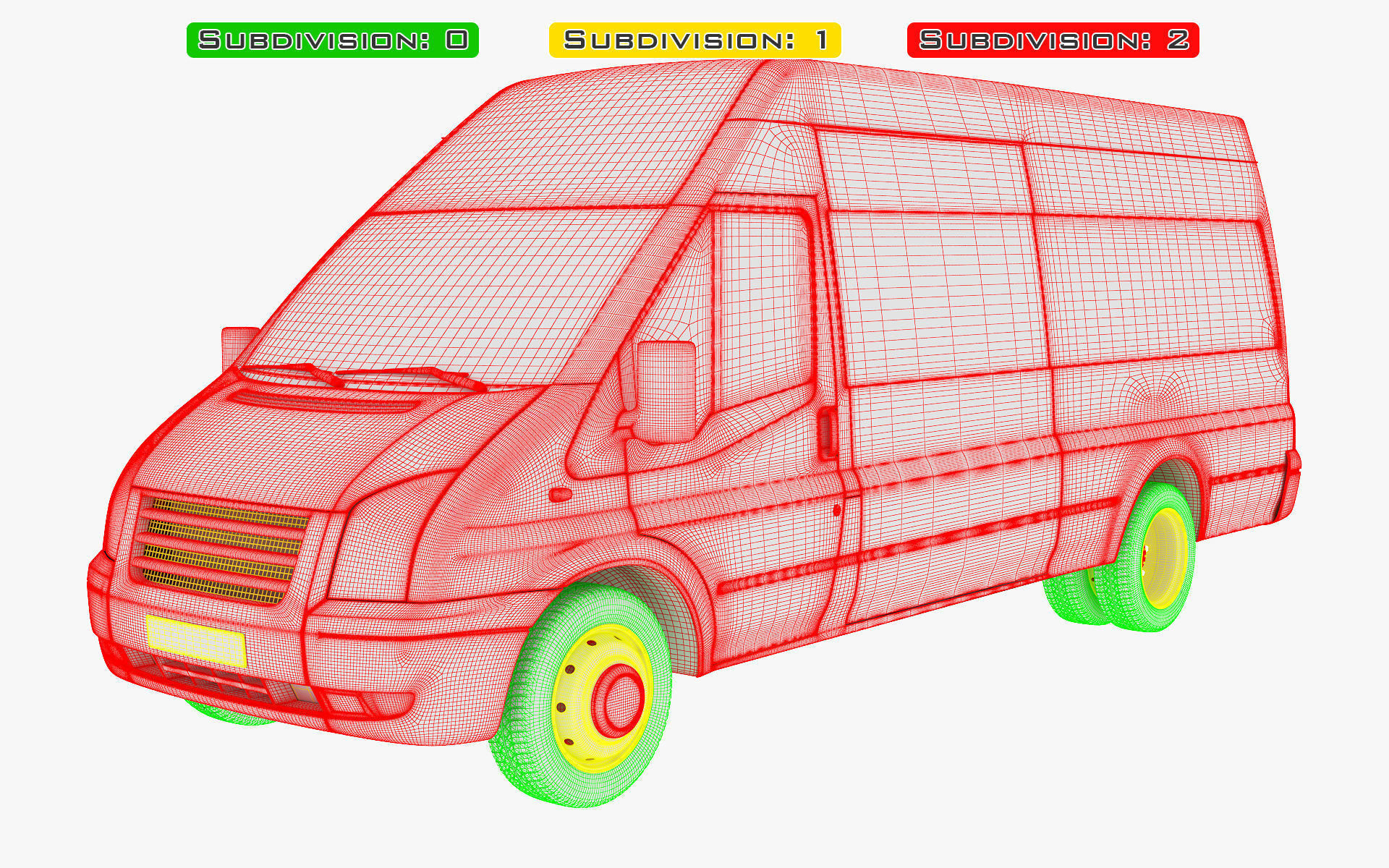 Cargo Van v 1 3D model_34