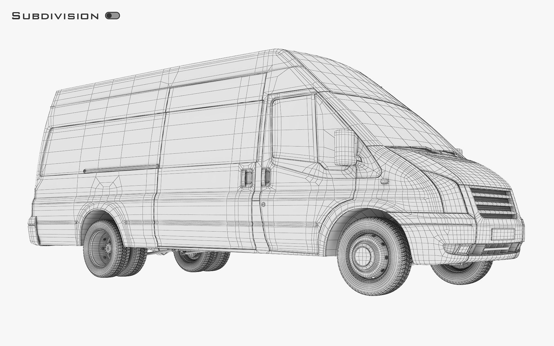 Cargo Van v 1 3D model_27
