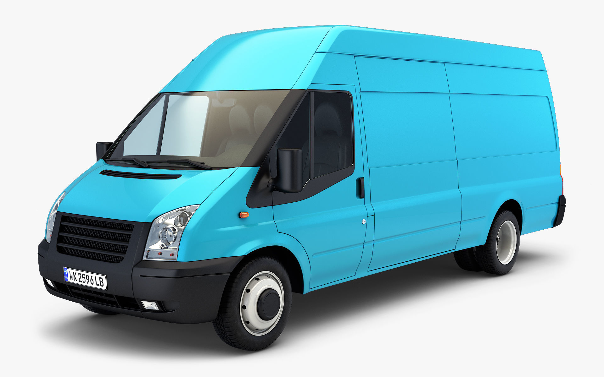 Cargo Van v 1 3D model_1