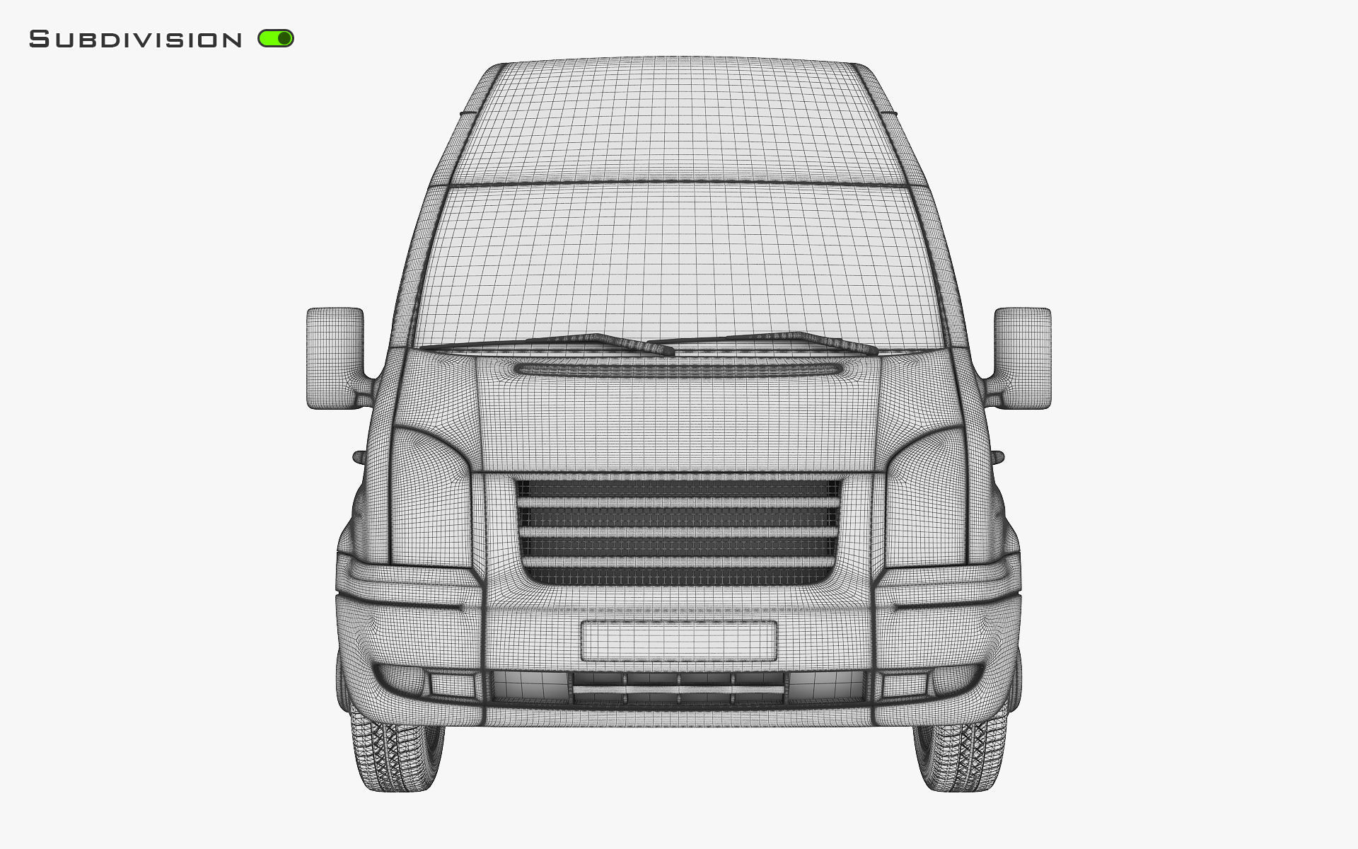 Cargo Van v 1 3D model_30