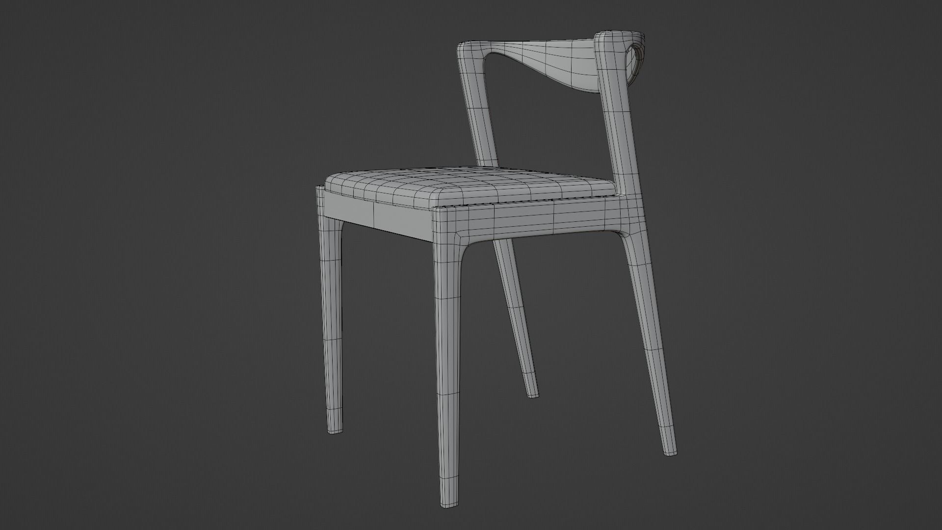 CHAIR 3D model Lowpoly 3D model_7