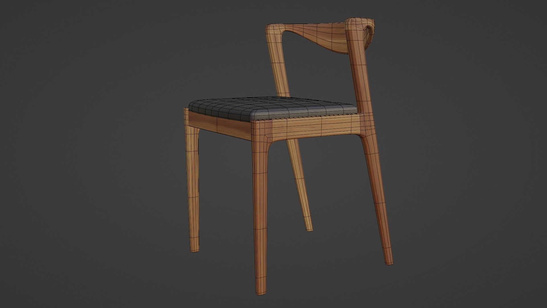 CHAIR 3D model Lowpoly 3D model_8