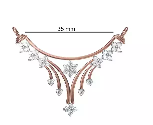 Women Necklace Pendant STL JCD Details