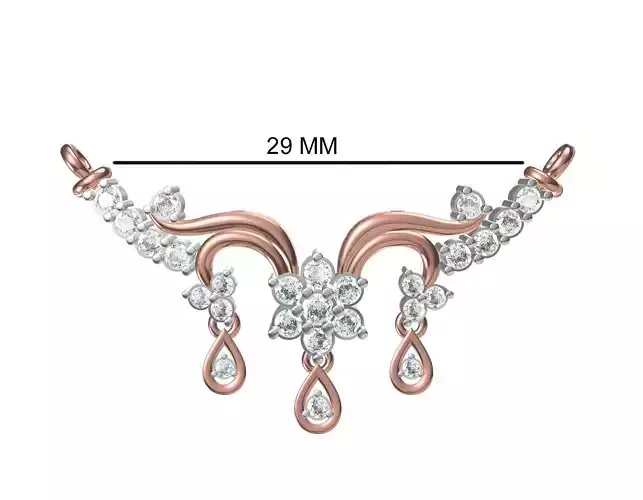 Women Necklace Pendant STL JCD Details