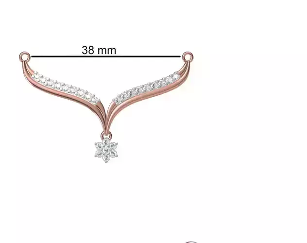 Women Necklace Pendant STL JCD Details