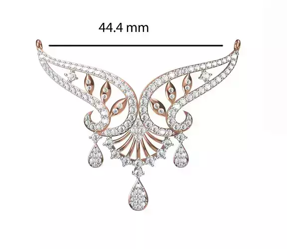 Women Necklace Pendant STL JCD Details
