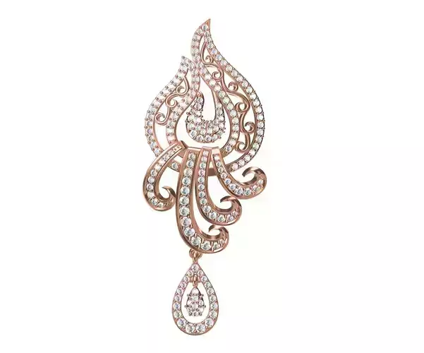 Women Unique Pendant STL JCD Details