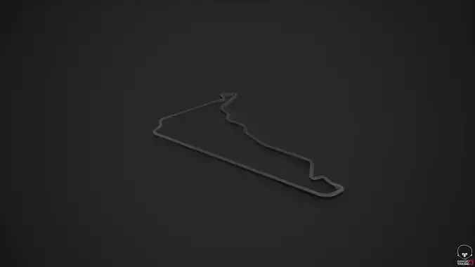 Autodromo Hermanos Rodriguez - Mexico - 3D Printable 3D print model