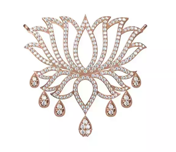 Women Unique Pendant STL JCD Details