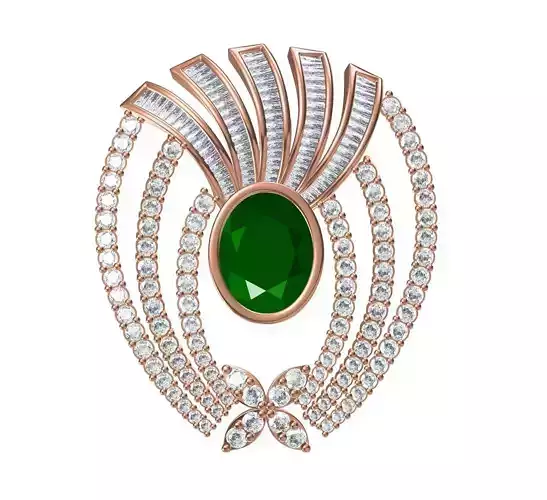 Women Unique Pendant STL JCD Details