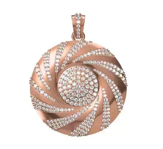 Women Unique Pendant STL JCD Details