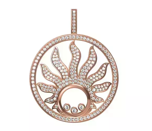 Women Unique Pendant STL JCD Details