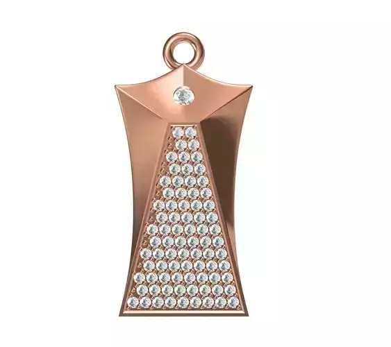 Women Unique Pendant STL JCD Details