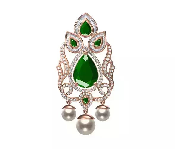 Women Unique Pendant STL JCD Details