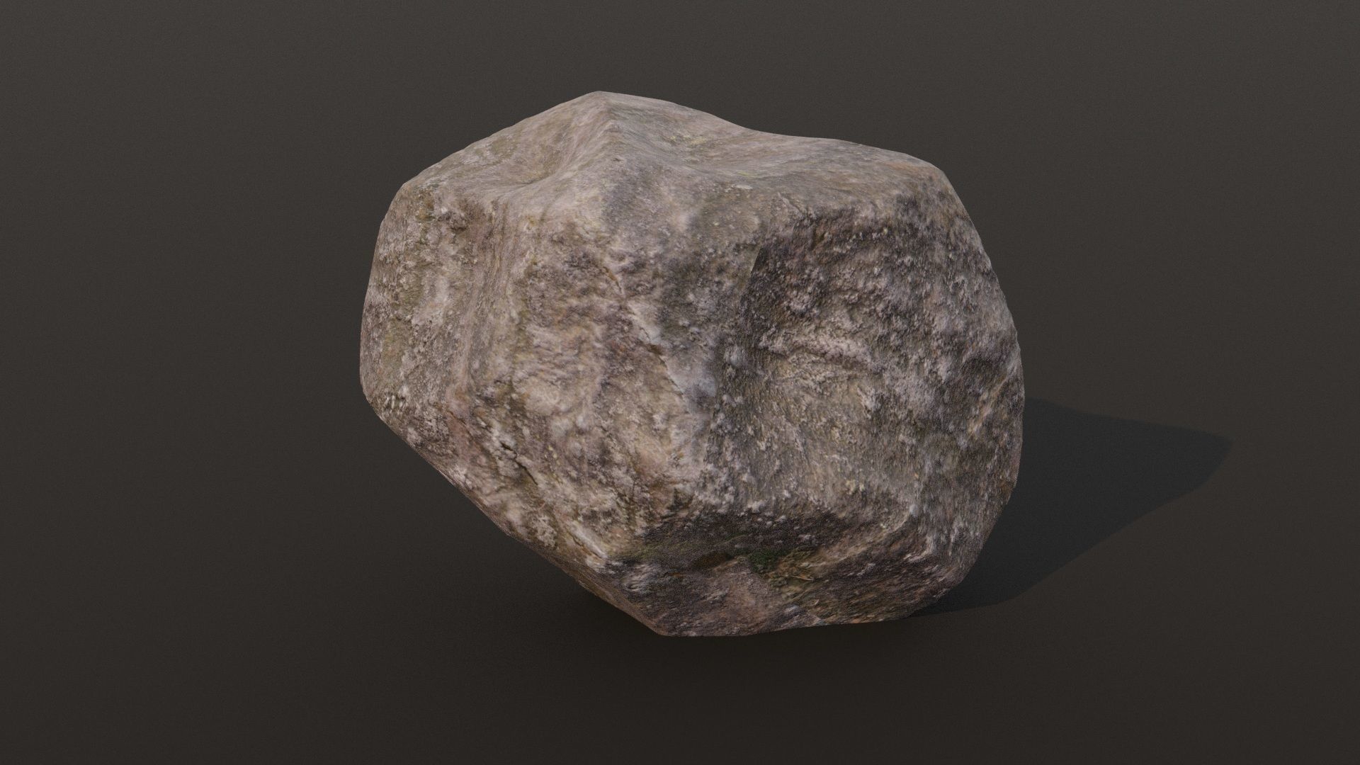 3D Rock 11 PBR Low-poly 3D model_8