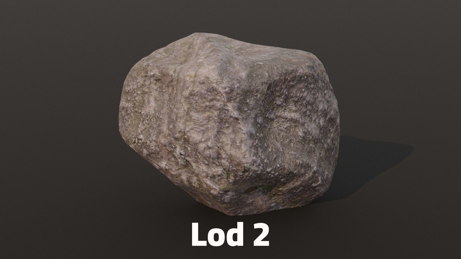 3D Rock 11 PBR Low-poly 3D model_2