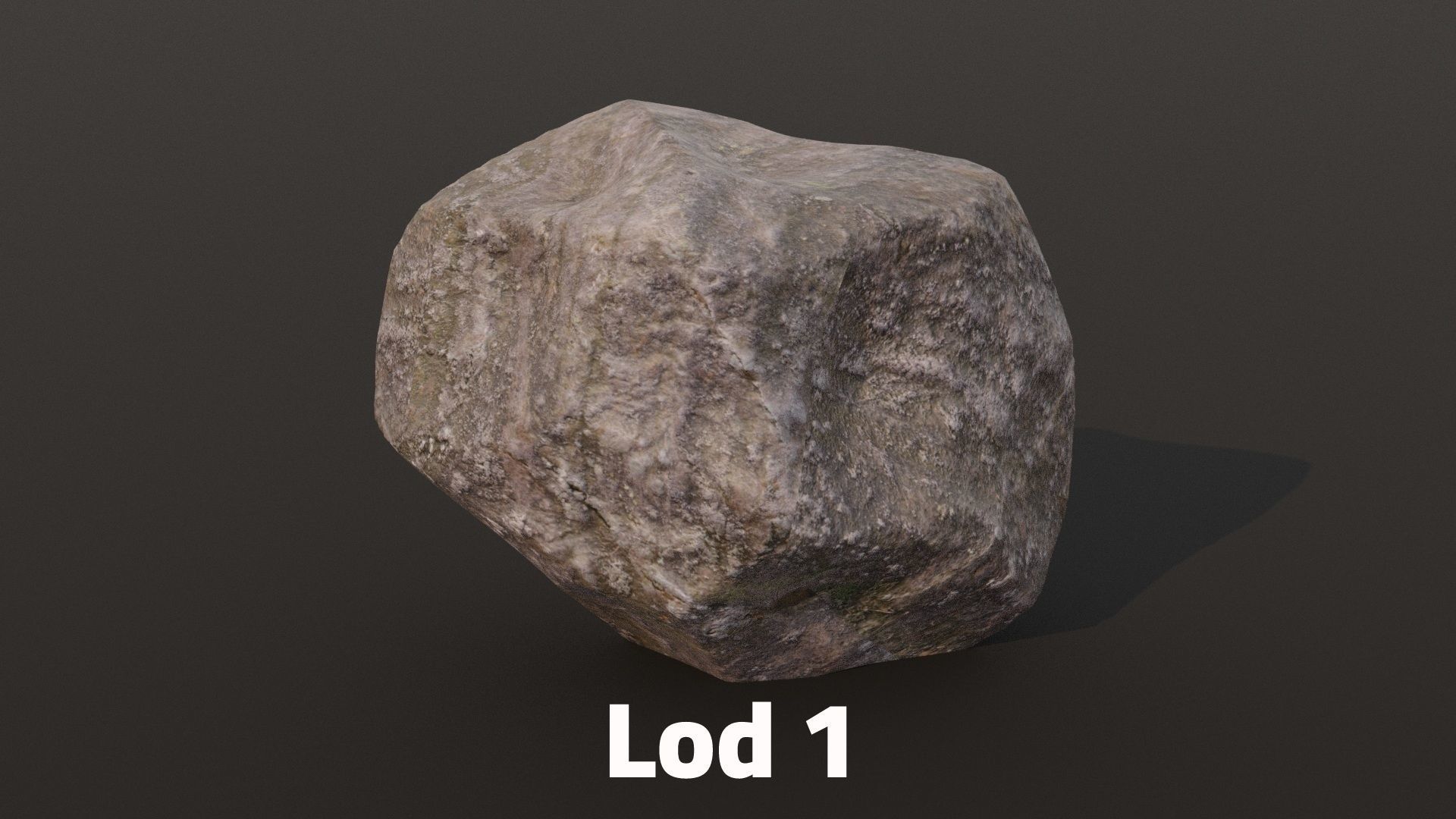 3D Rock 11 PBR Low-poly 3D model_1