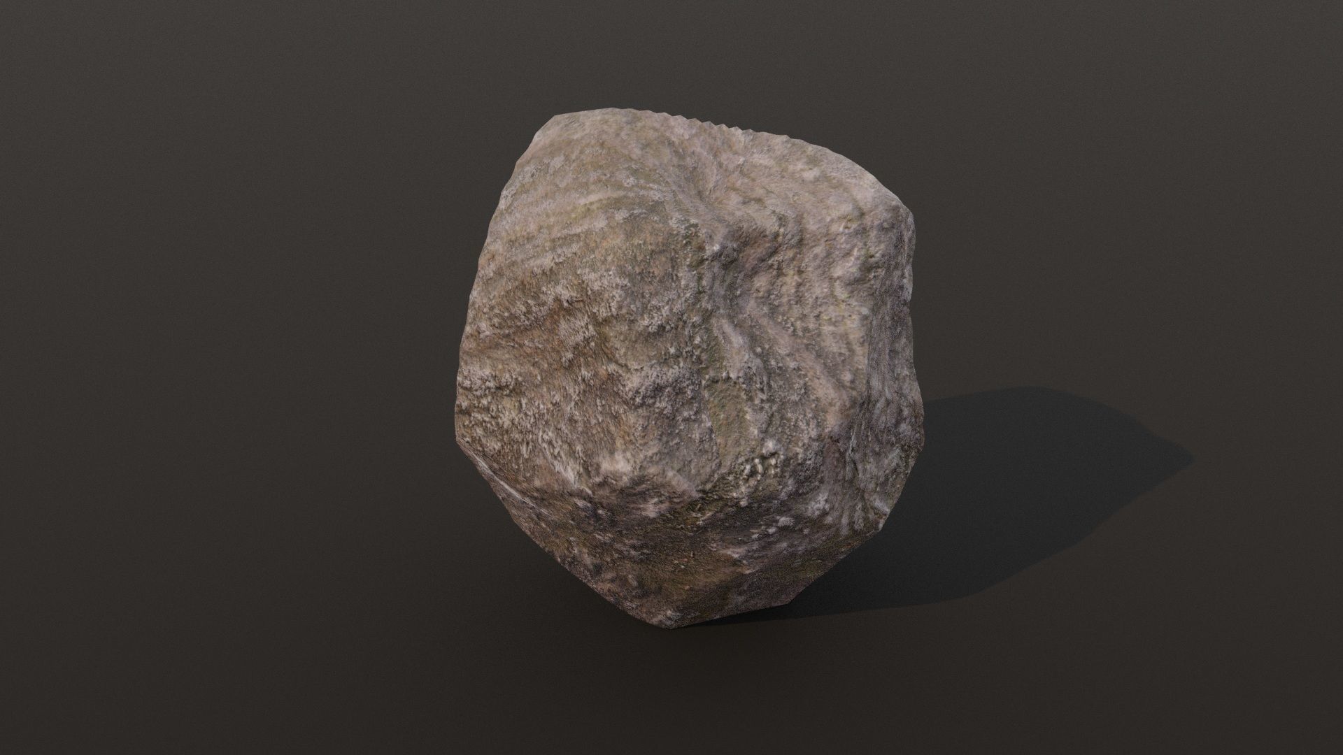 3D Rock 11 PBR Low-poly 3D model_7