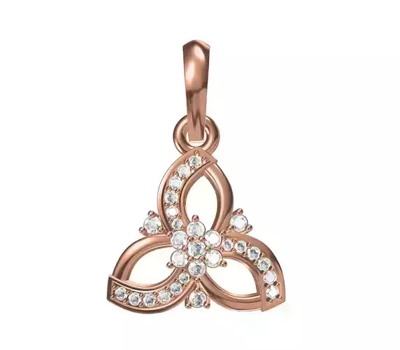 Women Unique Pendant STL JCD Details