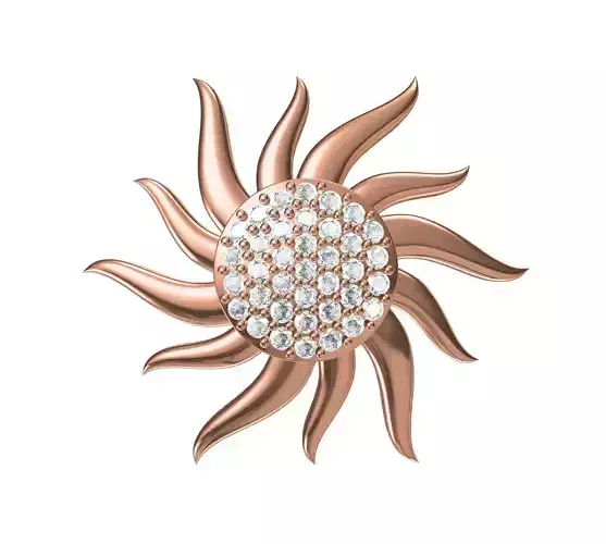 Women Unique Pendant STL JCD Details