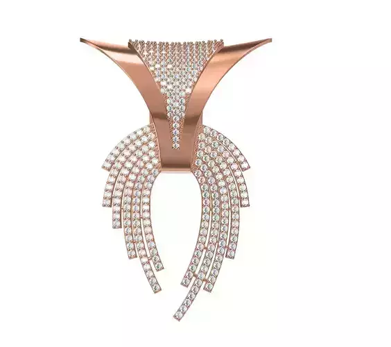 Women Unique Pendant STL JCD Details