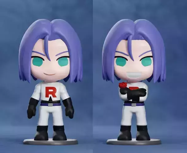 JAMESCHIBI CUSTOMIZABLE NO SUPPORTS 2 BODIES 2 HEADS NENDOROID 3D print model