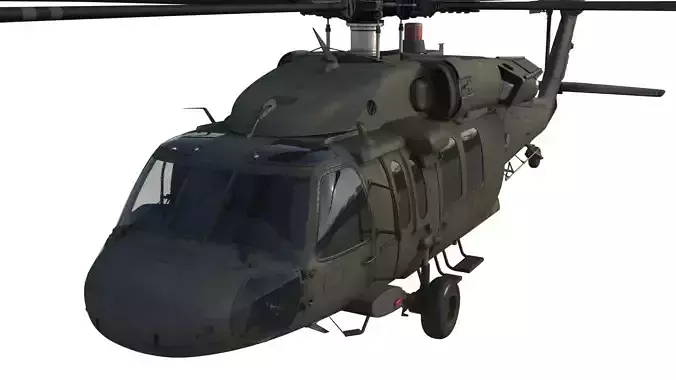 Blackhawk helicopter 3D model