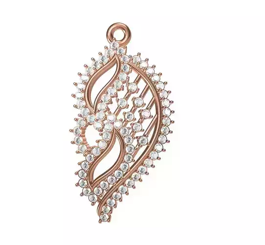 Women Unique Pendant STL JCD Details 3D print model