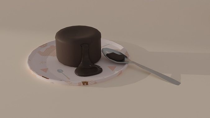 Teahouse Low-poly 3D model 6