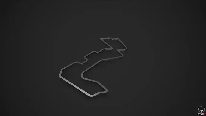 Marina Bay Street Circuit - Singapore 3D print model