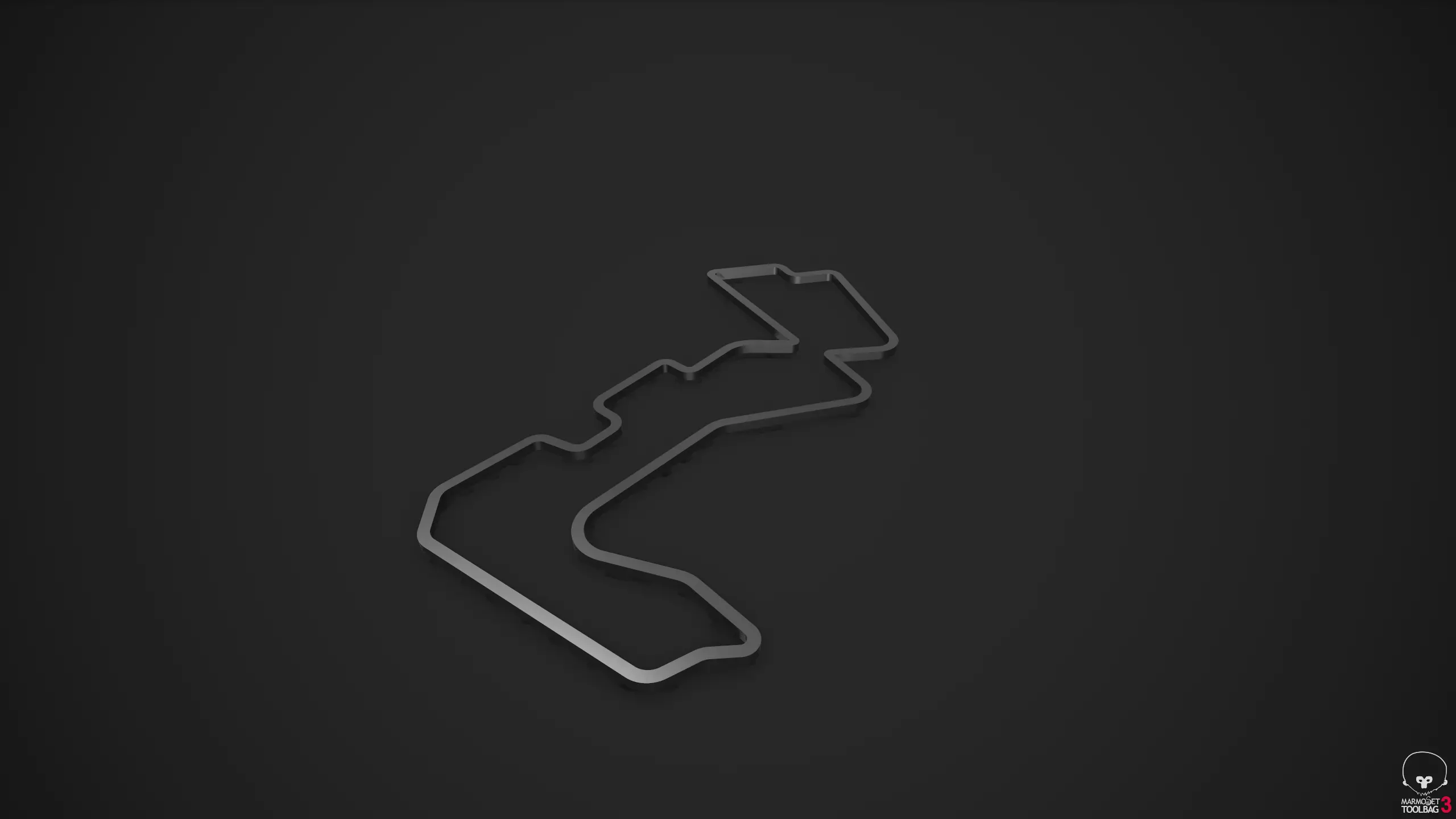 Marina Bay Street Circuit - Singapore 3D print model_0