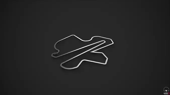 Sepang International Circuit - Malaysia - 3D Printable 3D print model