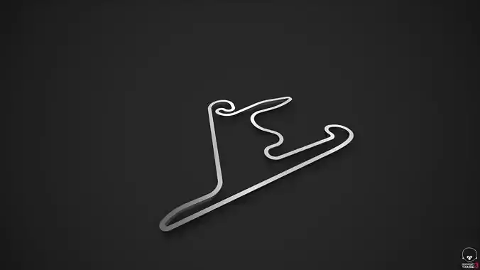 Shanghai International Circuit - China - 3D Printable