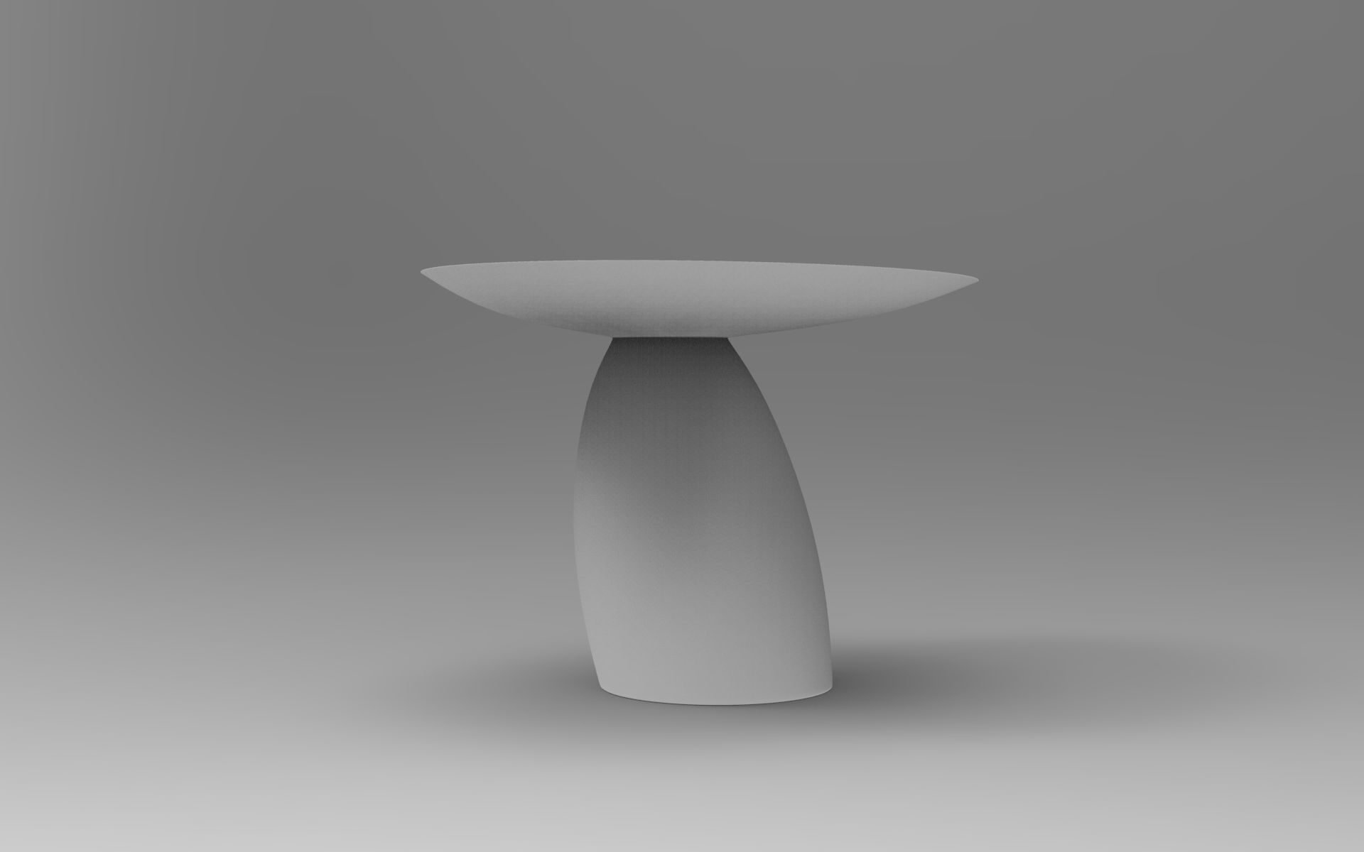 Mil Dining Table Low-poly 3D model_7