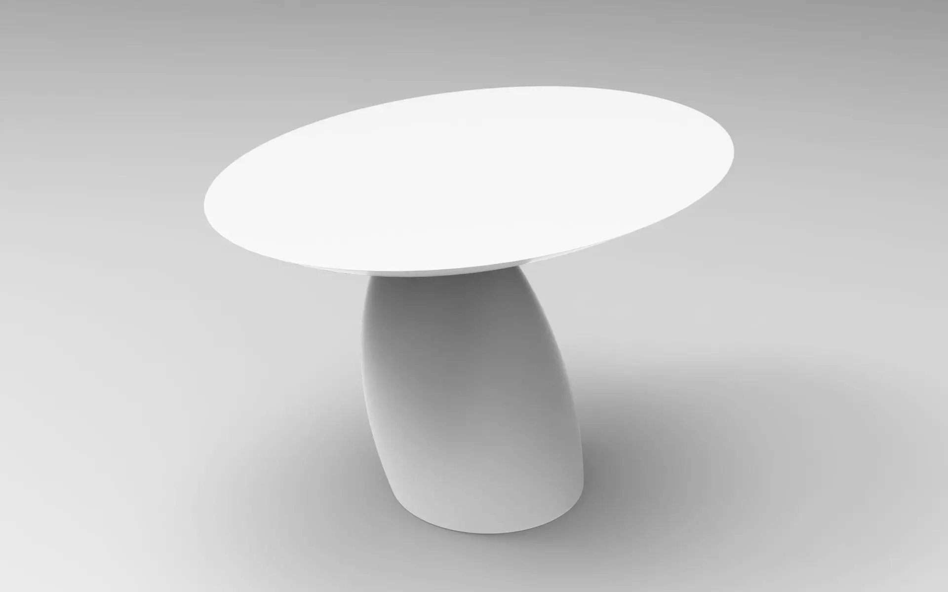 Mil Dining Table Low-poly 3D model_0