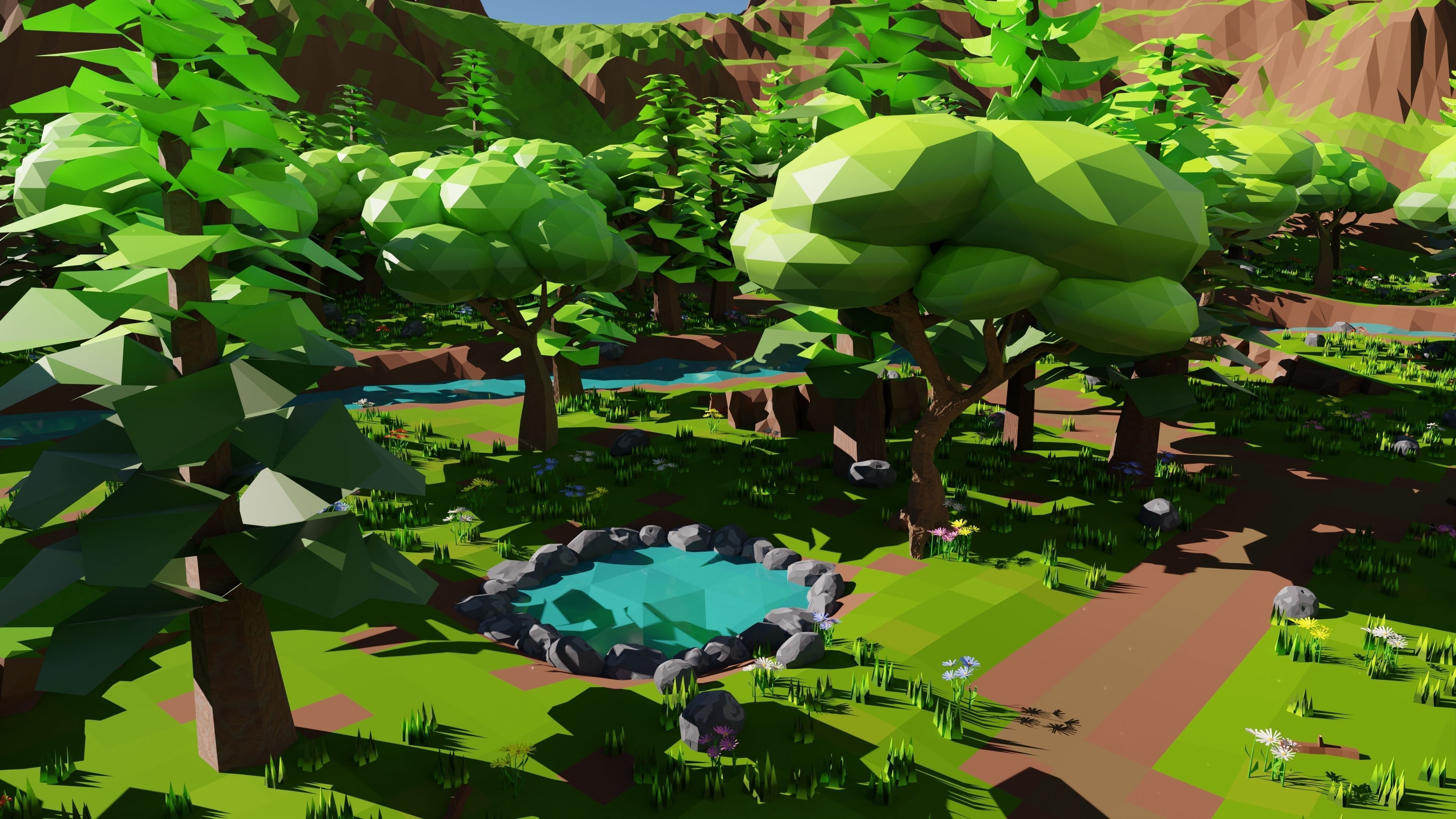 Farm Scene 3D model_12
