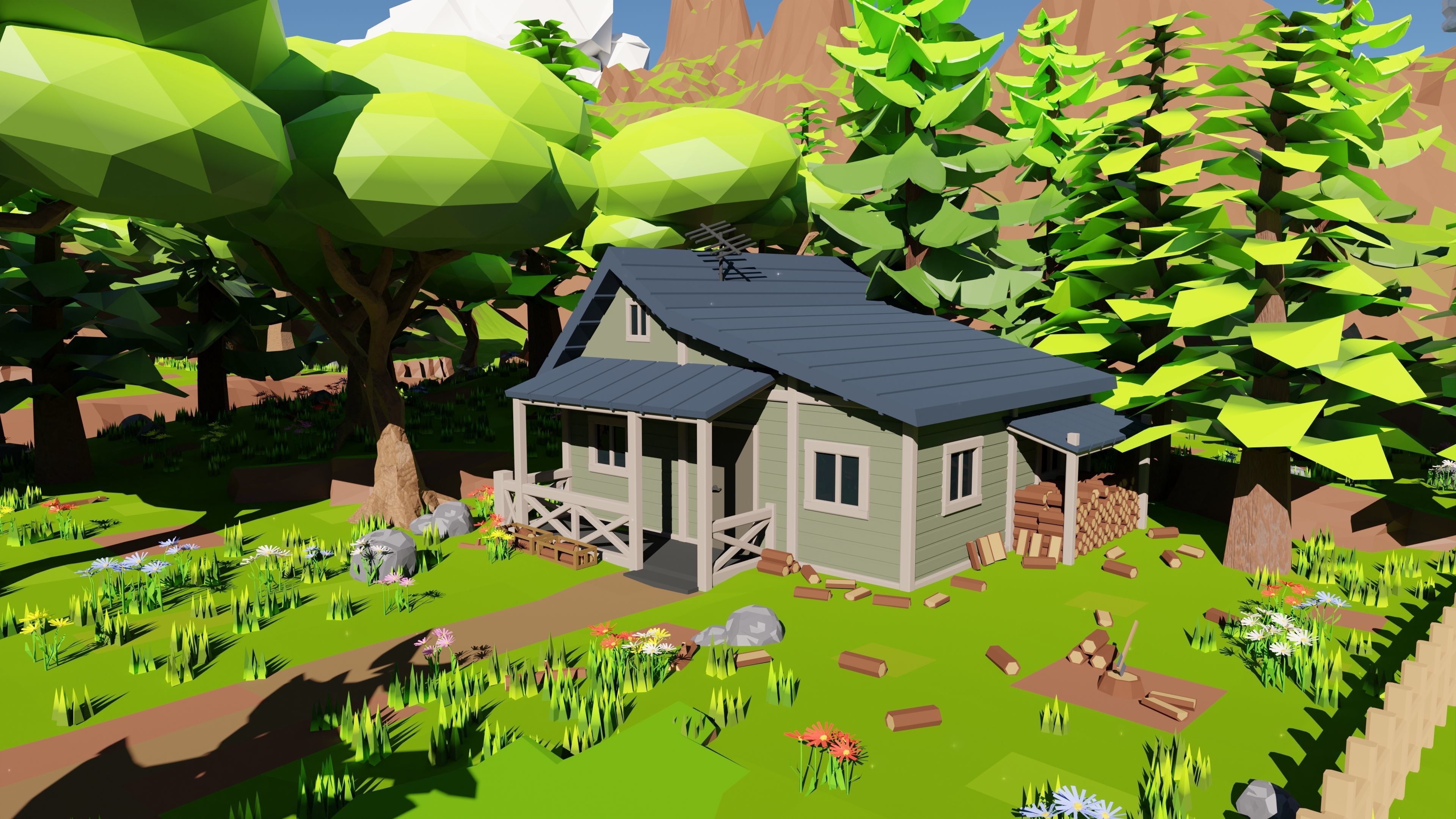Farm Scene 3D model_20