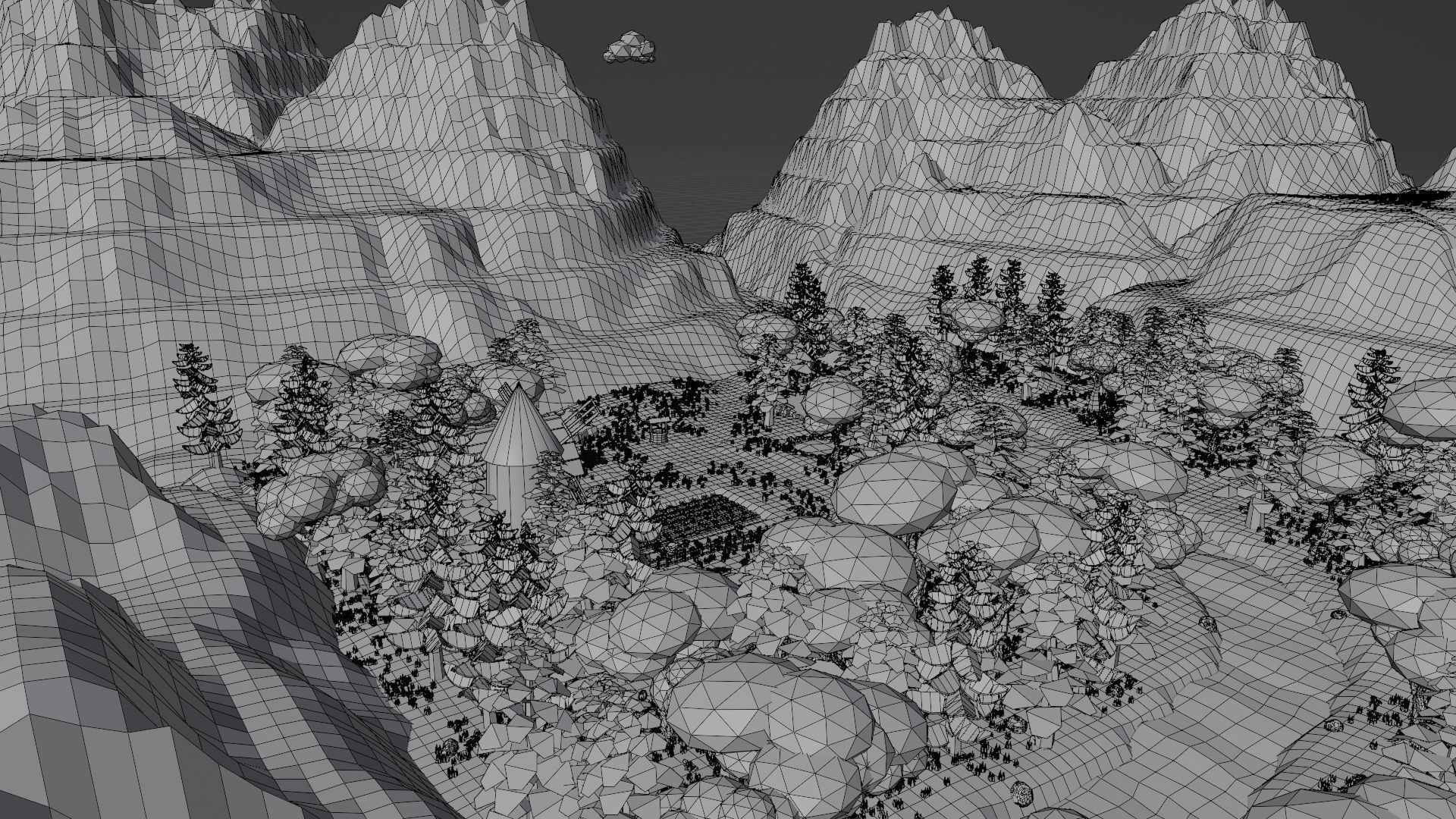 Farm Scene 3D model_41