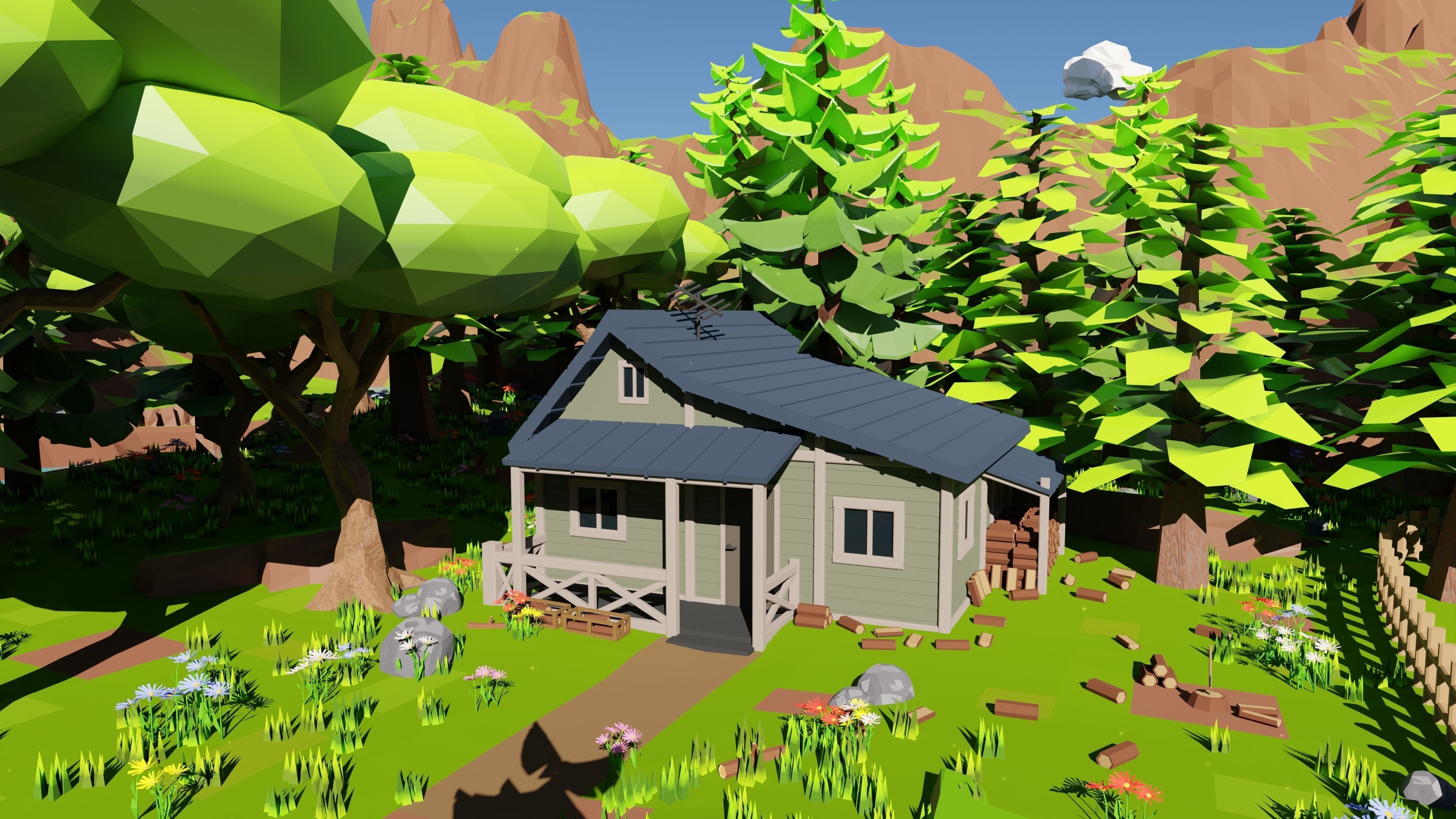 Farm Scene 3D model_26