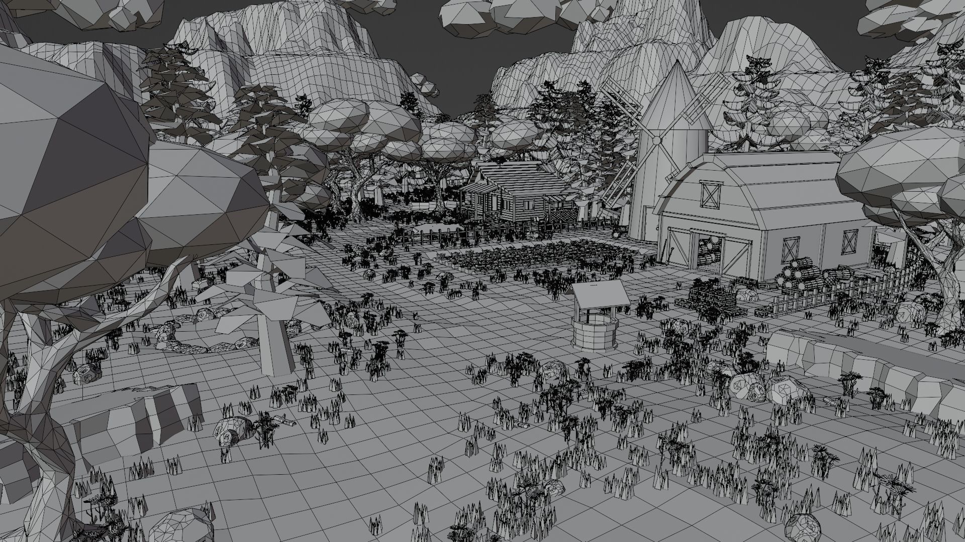 Farm Scene 3D model_39