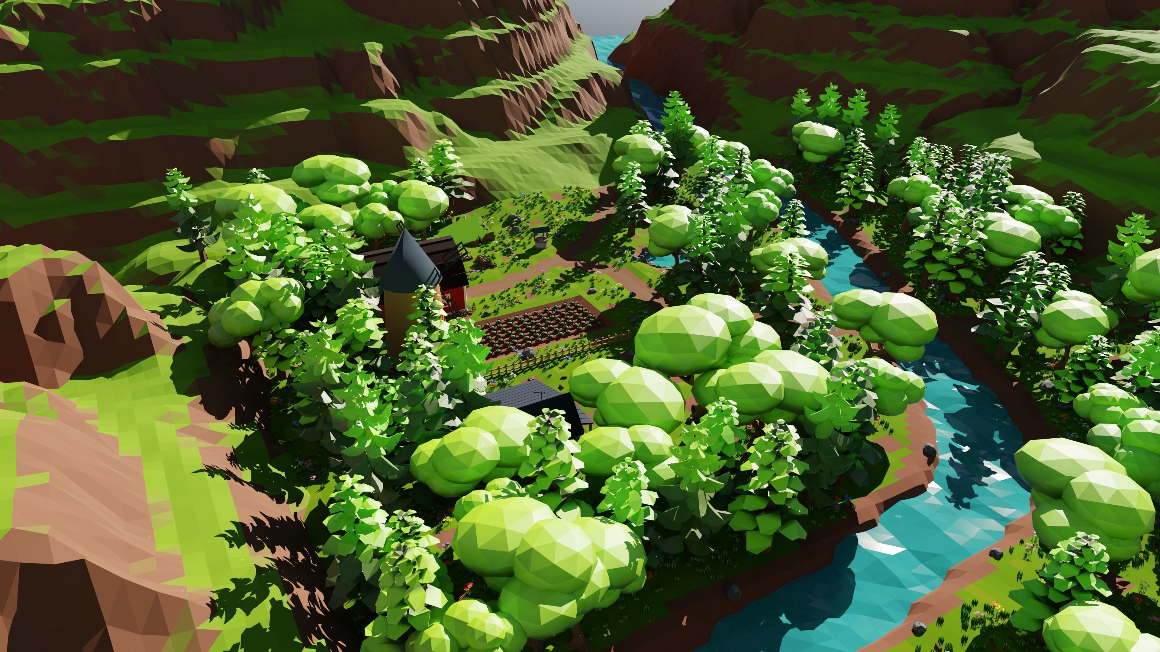 Farm Scene 3D model_31