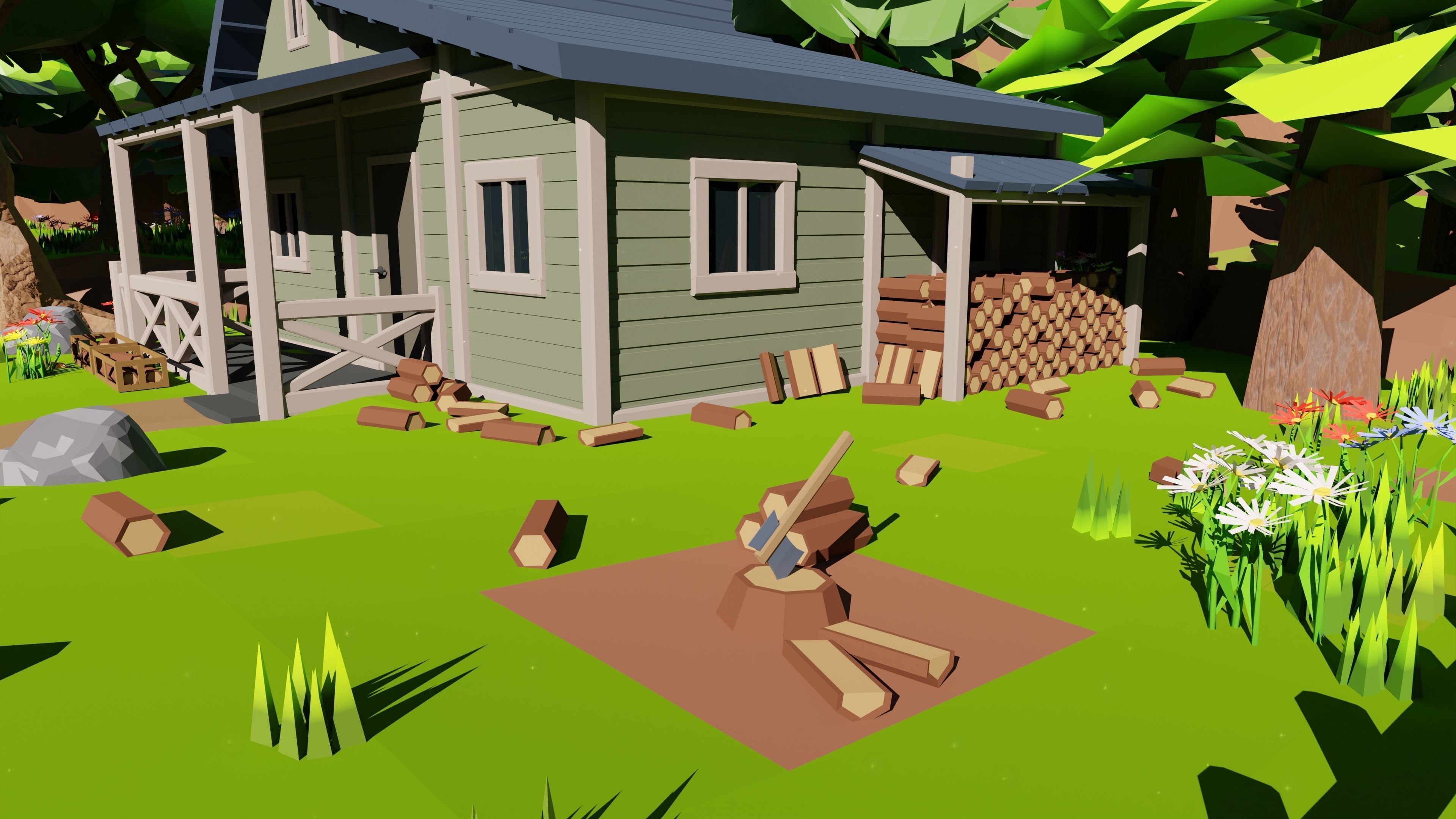 Farm Scene 3D model_29