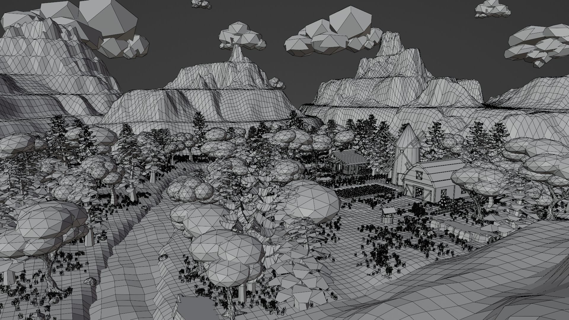 Farm Scene 3D model_40