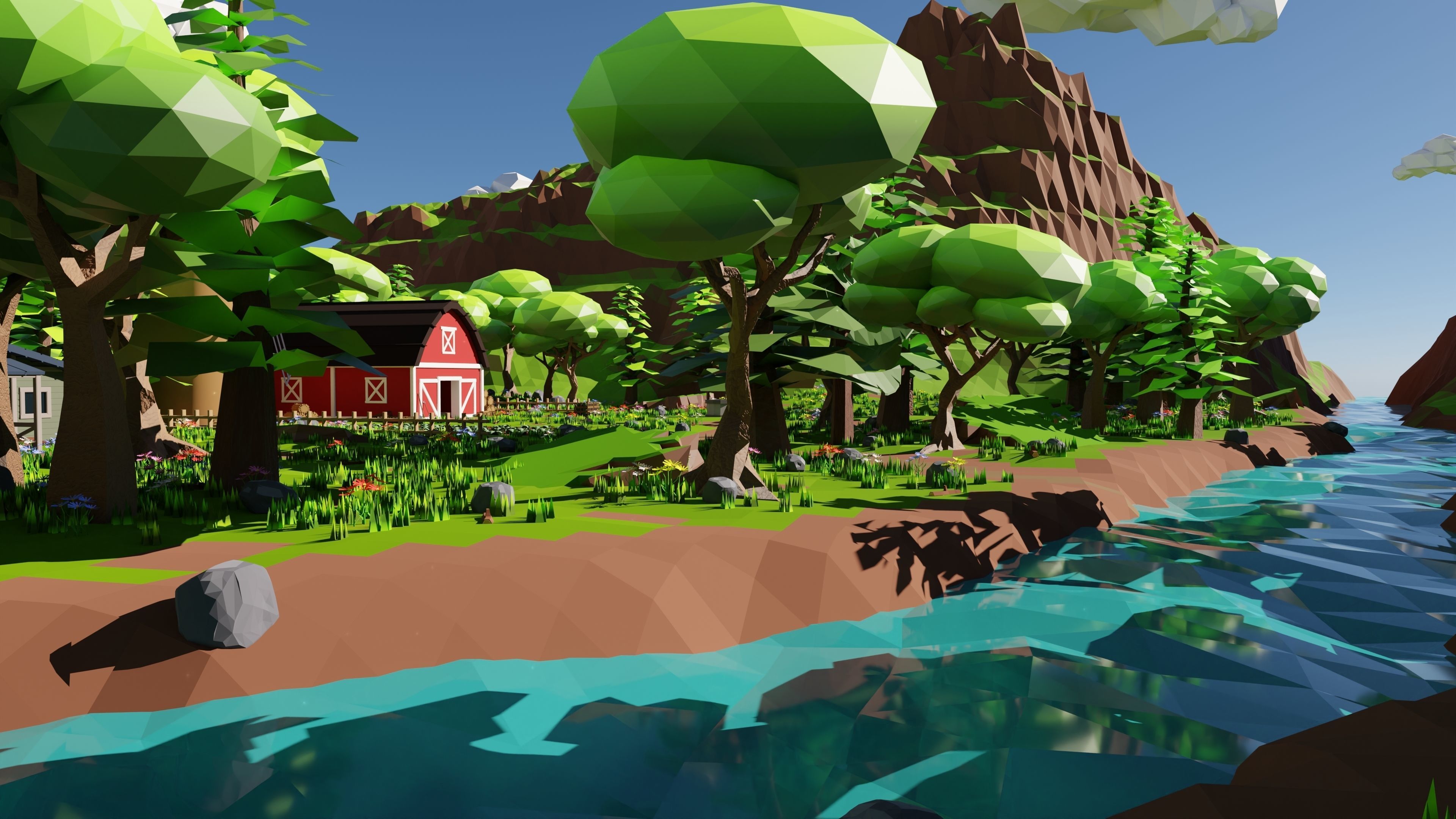 Farm Scene 3D model_36
